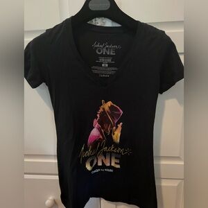 ❤️🥰❤️Michael Jackson ONE Cirque du Soleil Black T-Shirt